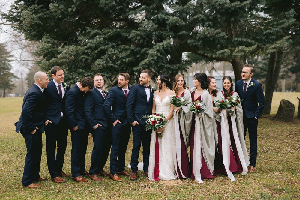 Wedding Party photos in Niagara-on-the-Lake