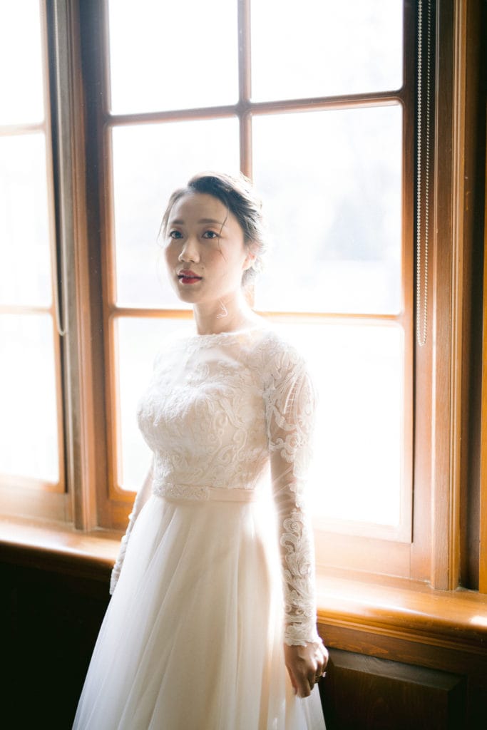 Bride in the Secord Room at Pillar & Post