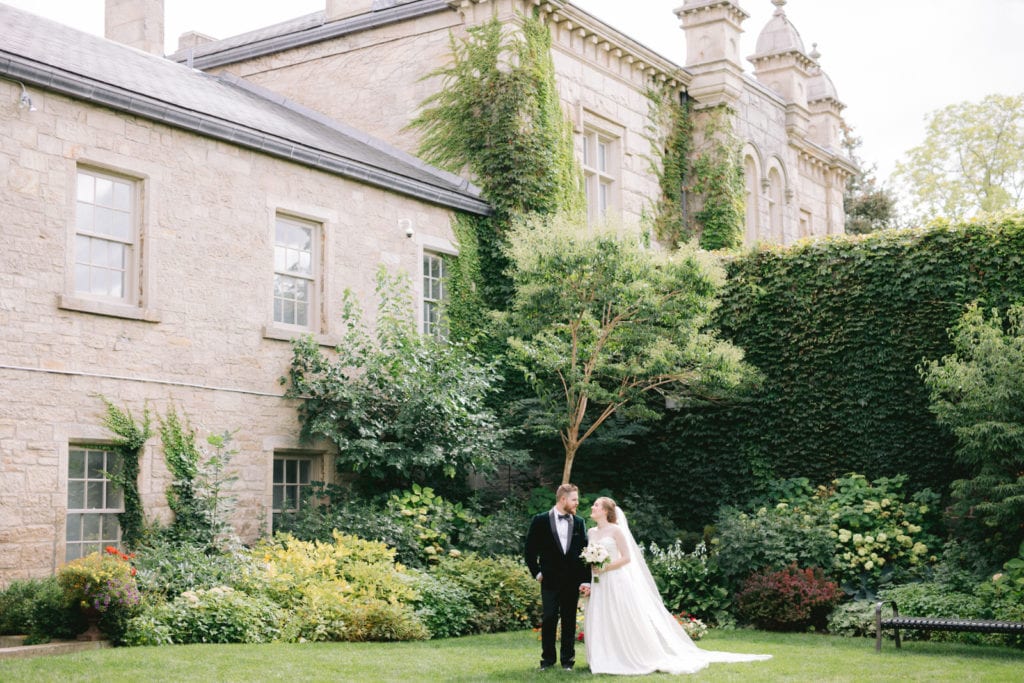 Bride & Groom at Milton City Hall