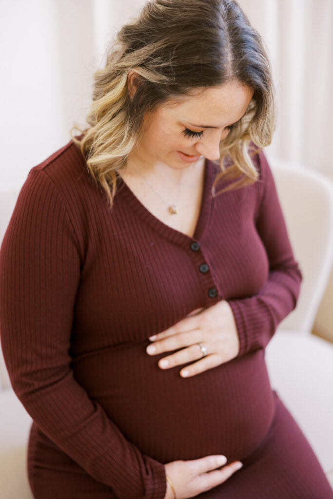 Maternity Session In Studio In Niagara