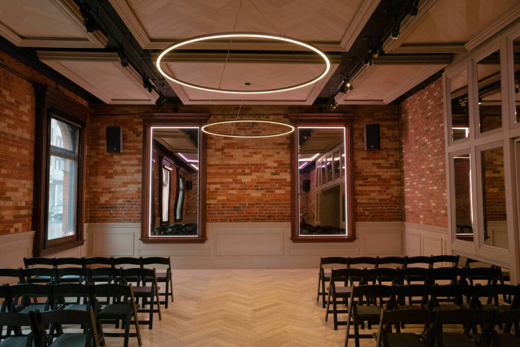 Ceremony set up at Gladstone House, Toronto